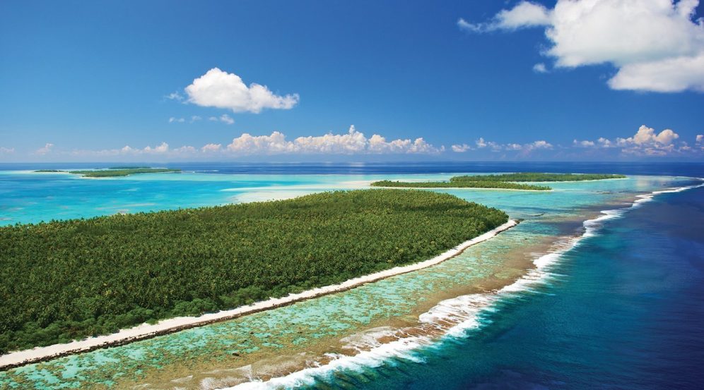Atol in the French Polynesia