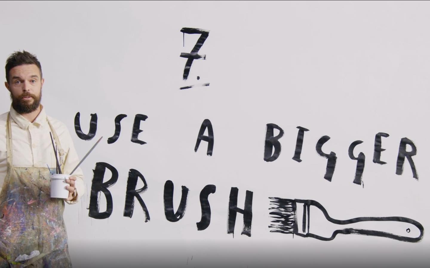 Screenshot of Oliver Jeffers' session